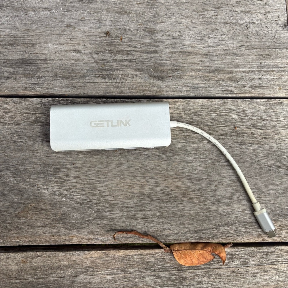 GETLINK Silver USB C Hub